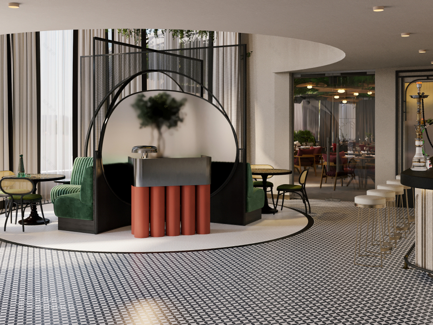 水烟吧丨美国洛杉矶丨Futuris Architects-12