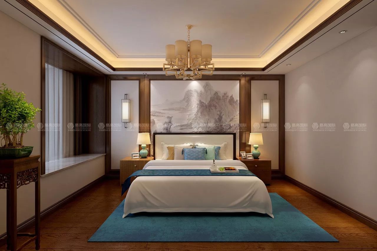 新中式风格中海悦墅,演绎古典与现代的完美融合-53