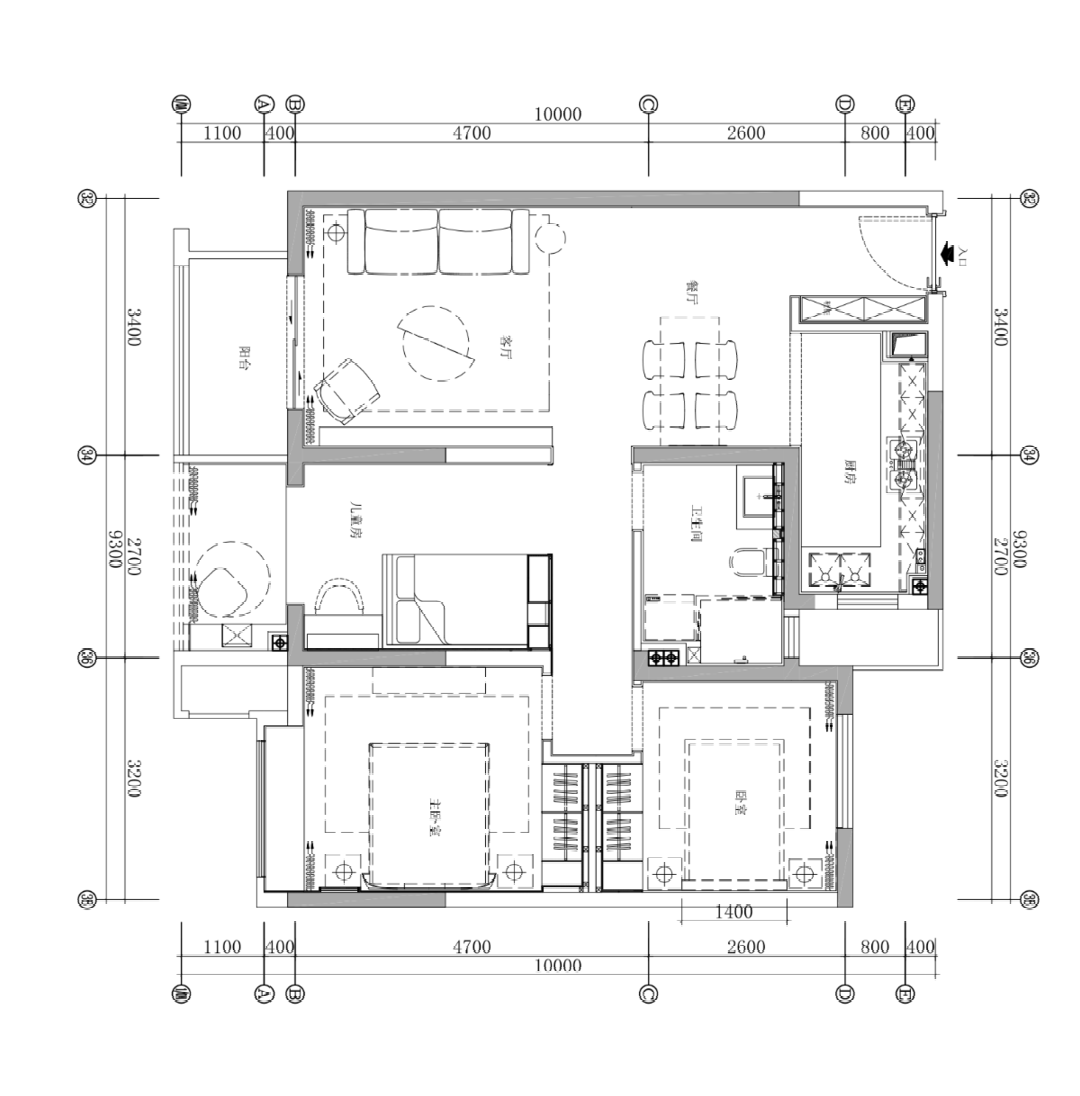 甘肃天水恒顺·阳光城翡丽湾样板间丨中国天水丨EVD廿象设计-62