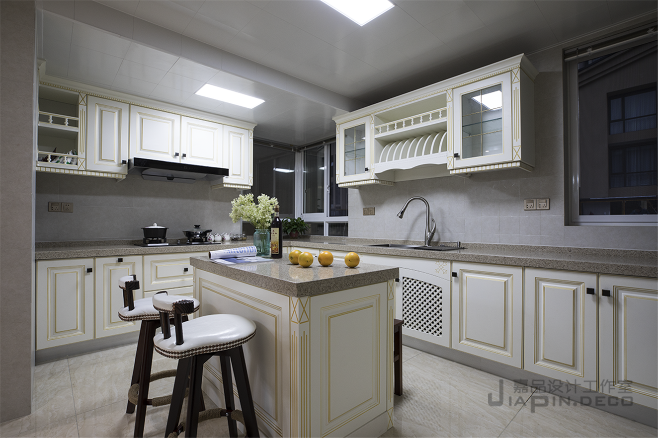 嘉品新作-花样年花郡150平美式风-18