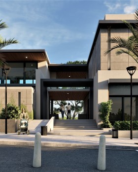 Clubhouse Design + Technical drawings + Landscape