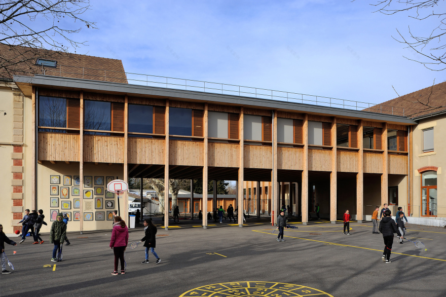 法国Le Grand Lemps小学丨Brenas Doucerain Architectes-30