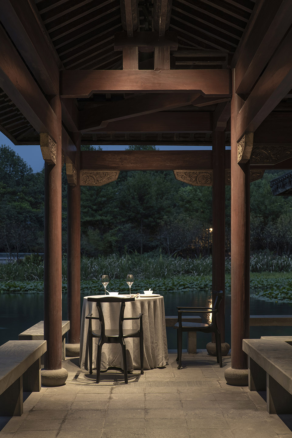 遇湖湾餐厅丨中国杭州丨慢珊瑚文旅设计-23