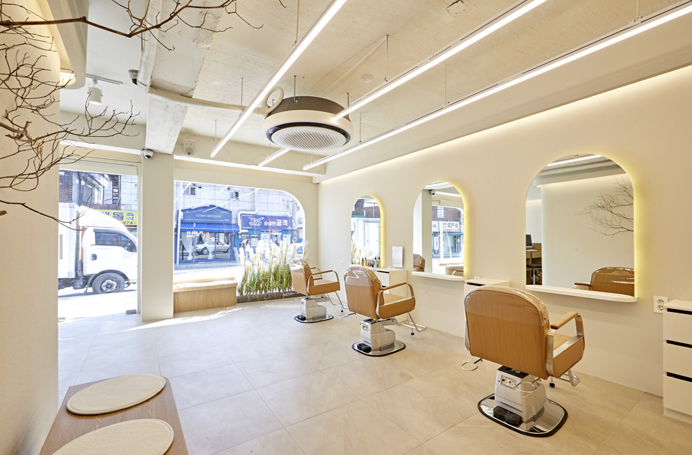 首尔地铁 2 号线厅的 20 平米美容室设计-7