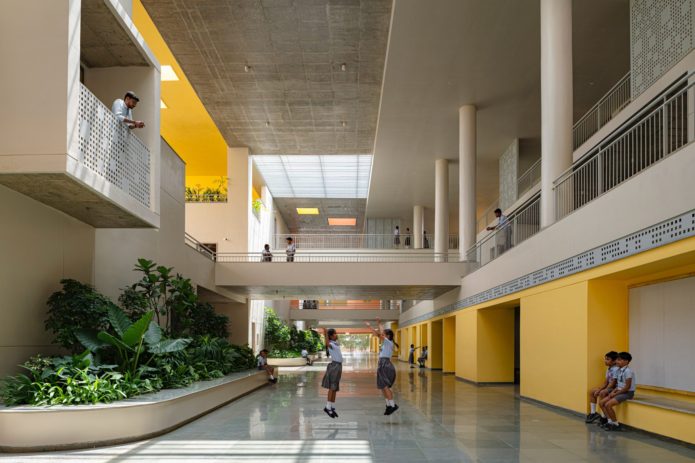 印度彩虹国际学校扩建项目丨Spacefiction Studio-11