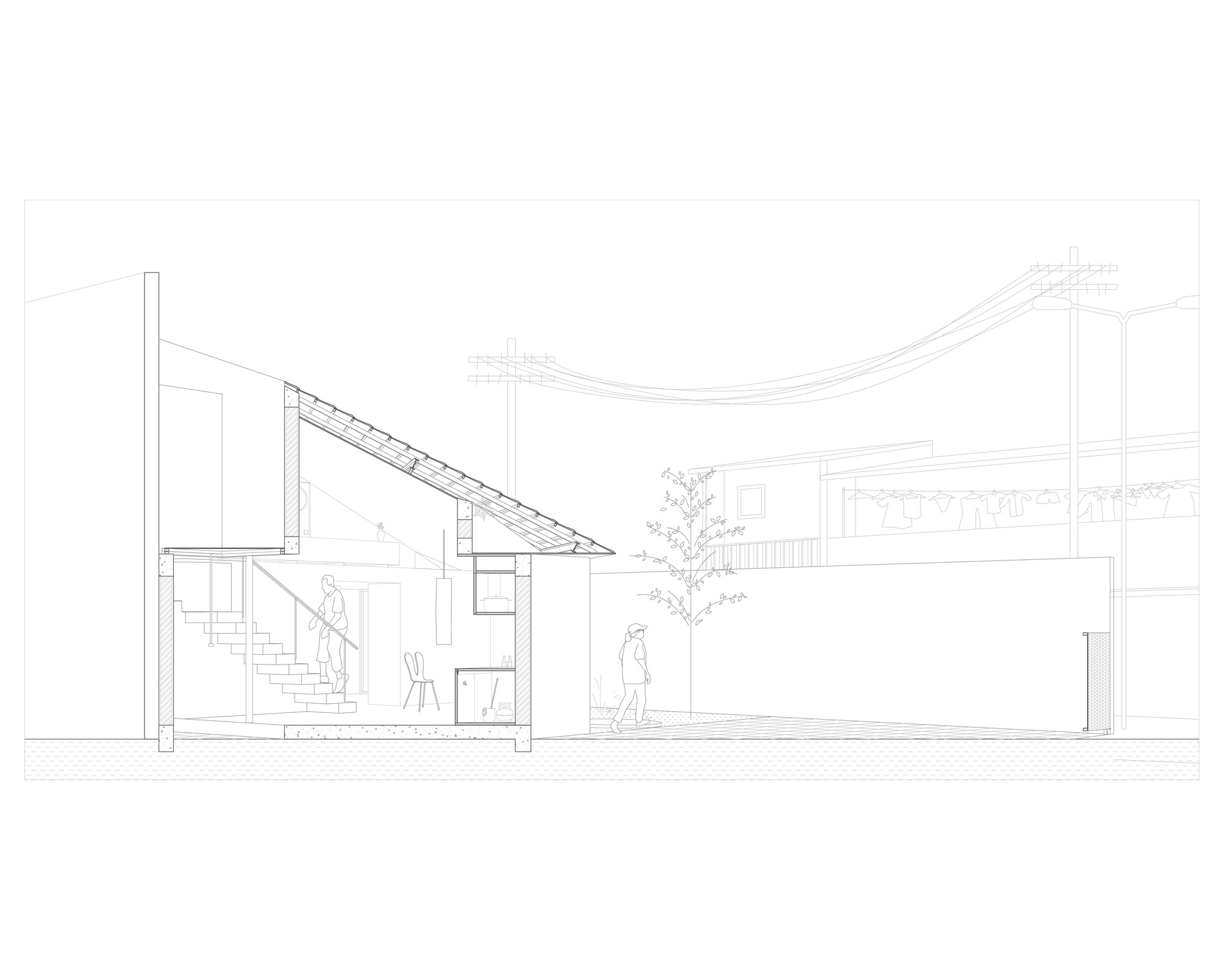 两个三角形房屋丨印度丨dua studio-16