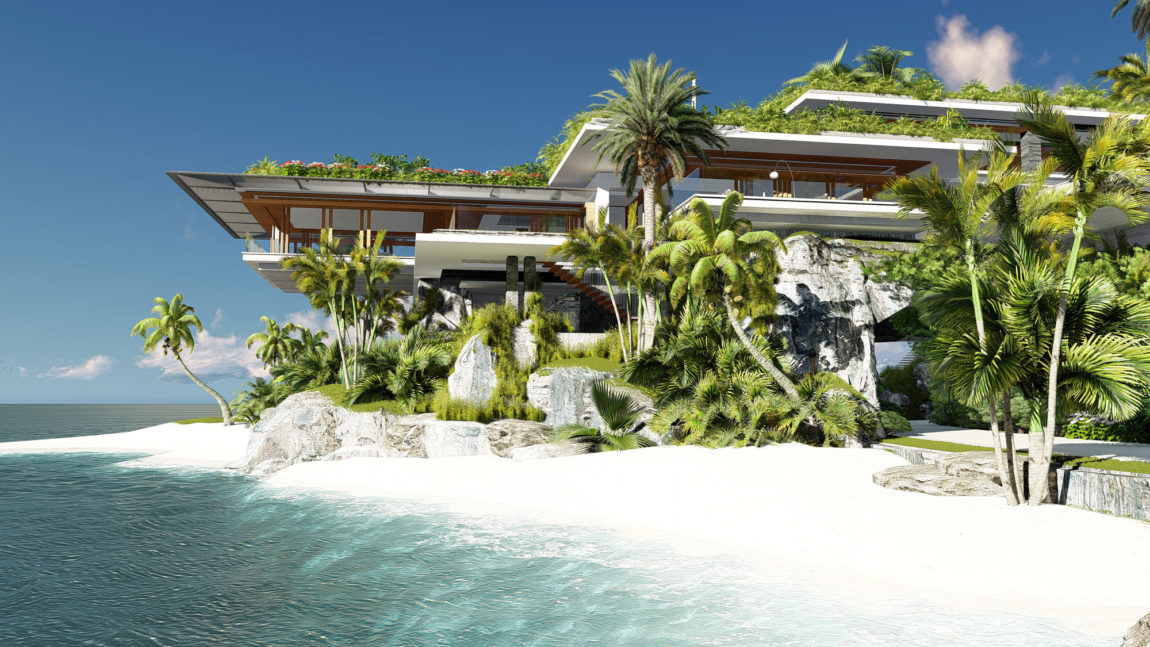 墨西哥尤卡坦半岛上的自然与现代共生之家-17