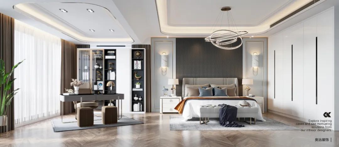 奥远设计 | 孔雀城别墅 | 现代轻奢,时尚舒适-28