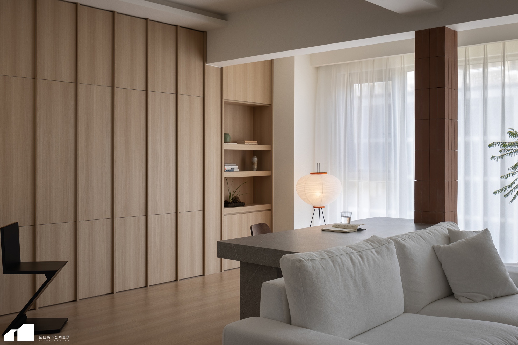 留白·私宅 ｜听涧｜极简原木风不一样的空灵禅意之美-0