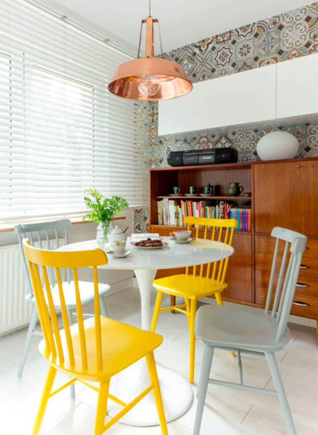 波兰82.5㎡现代简约花砖公寓  WIDAWSCY STUDIO ARCHITEKTURY-4