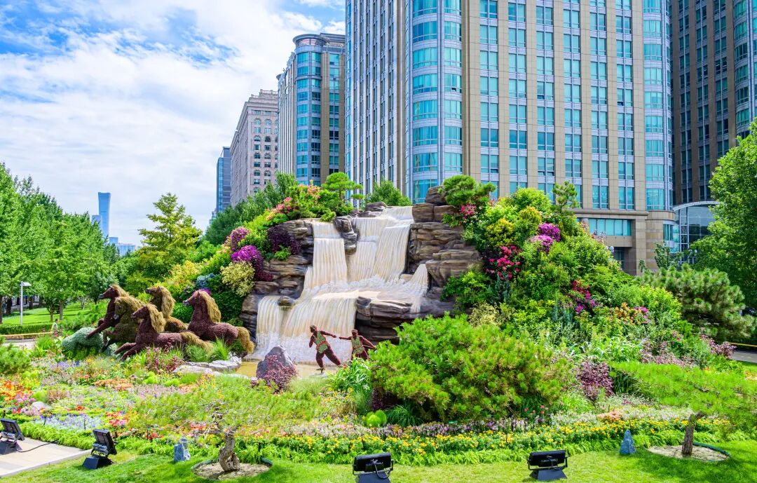 看！天安门广场年号台这样建成、花卉景观这样布置-62