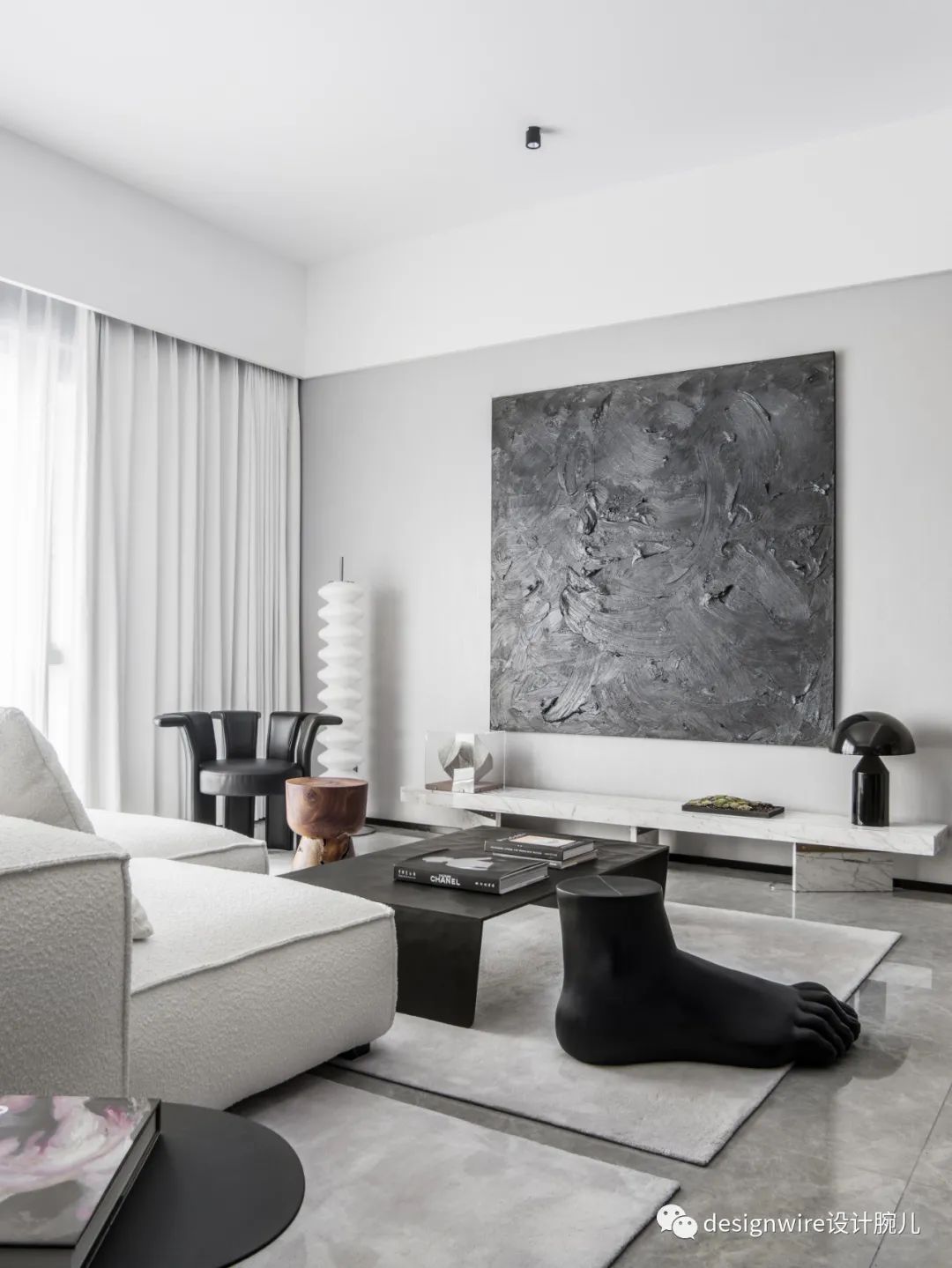 孟也新作 | “听”艺术馆，融创三亚新闻中心售楼处设计-41