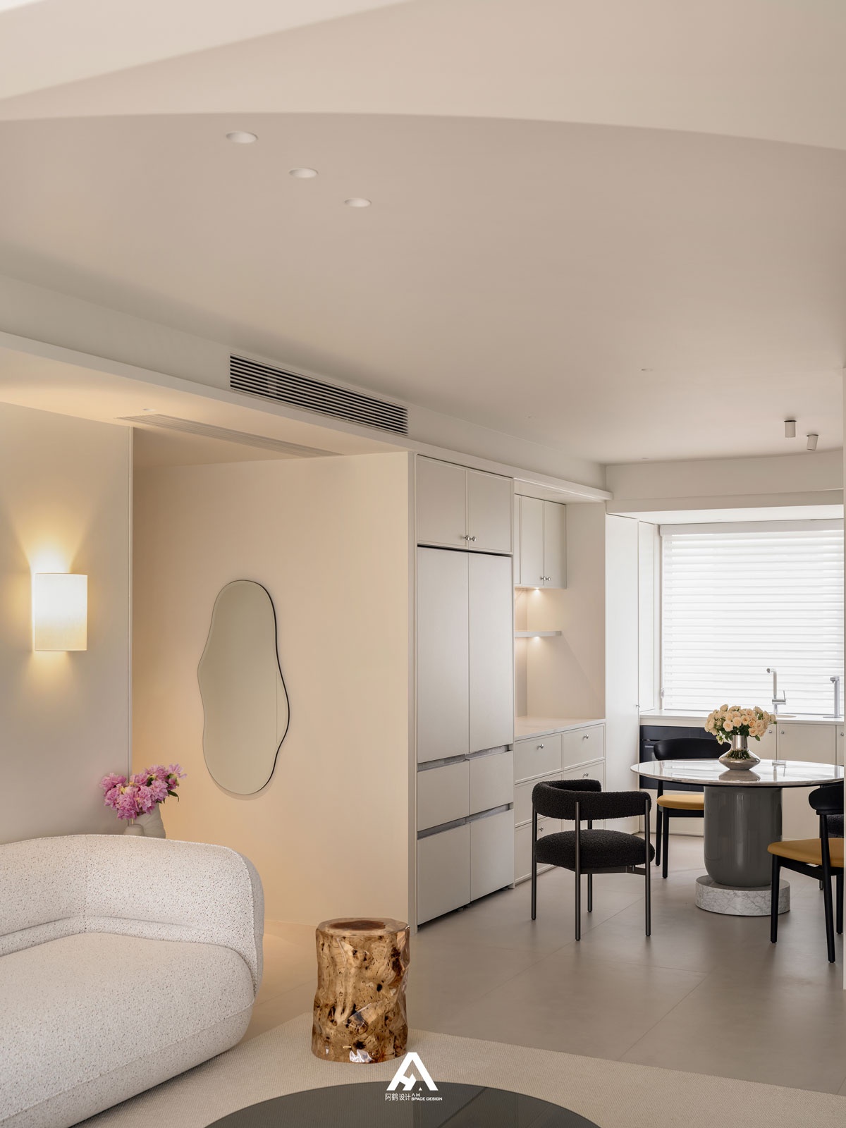 自带清凉感的家,淡彩绿意丨南昌阿鹤设计-17