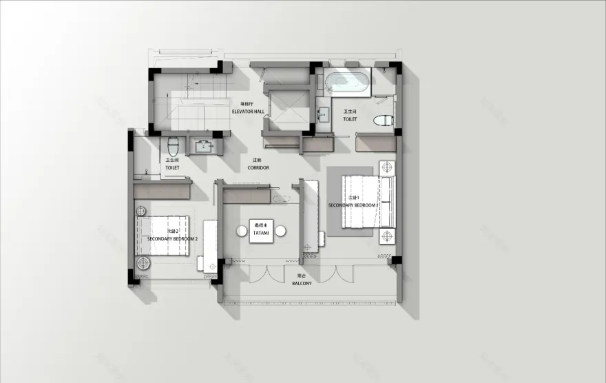 杭州西溪云庐·闲云里别墅设计丨中国杭州丨杭州仟慕装饰设计有限公司-62