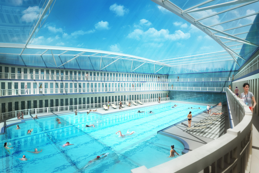 Aquatic Centers & Pools - 3D Visualization (Archive)-14