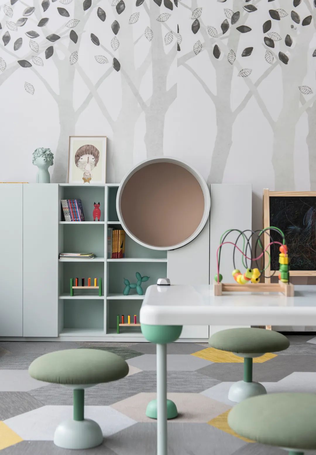童梦空间 | 自然、艺术家与糖果色的儿童空间设计-6