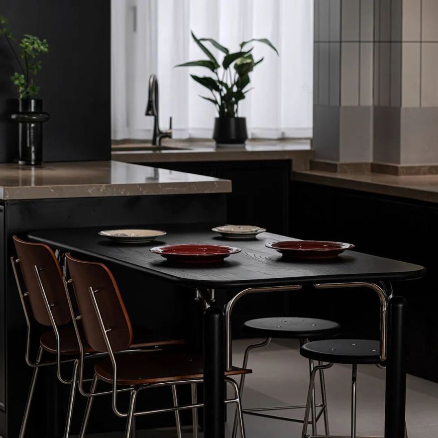 143㎡现代中古风私宅设计丨赵慧-24