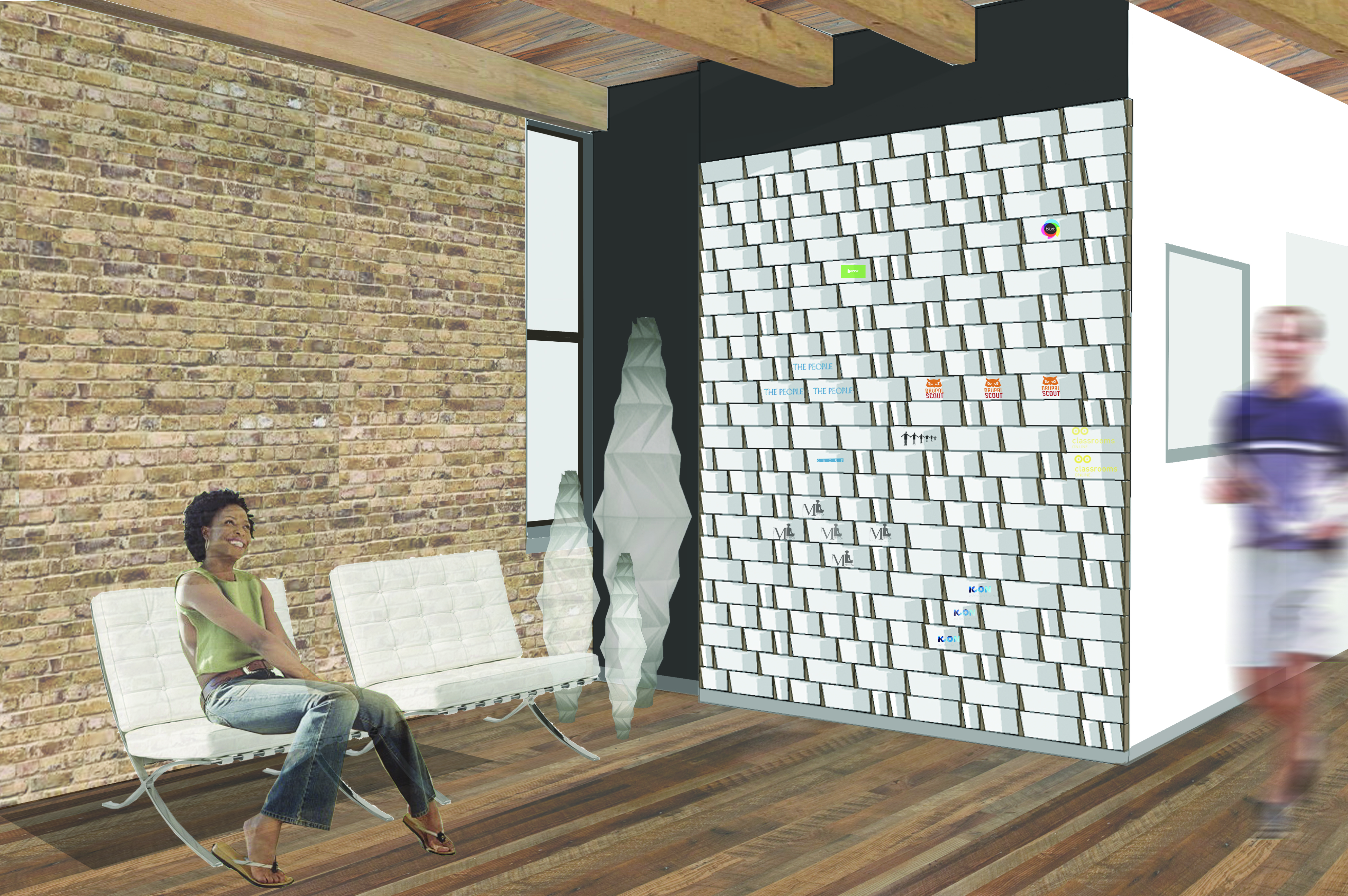 灵动展示墙 | 共享办公空间的新标志-15