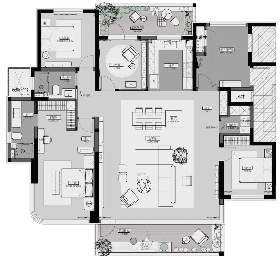 领航·启元展示样板间丨中国榆林丨海力空间设计-56