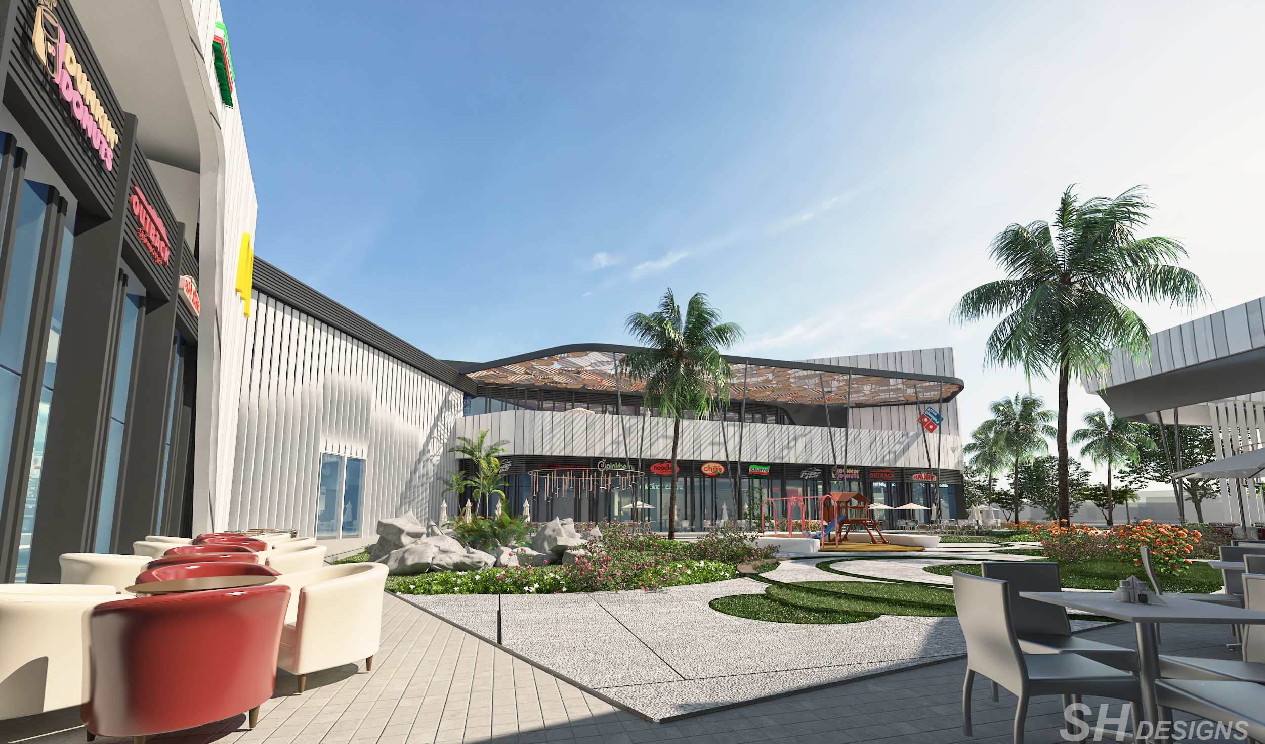 林荫大道美食广场丨沙特阿拉伯吉达丨Shymaa Ibrahim-7