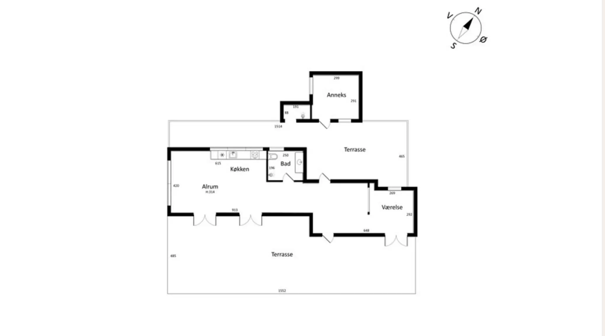 丹麦 65m2 简约自然度假小屋-11