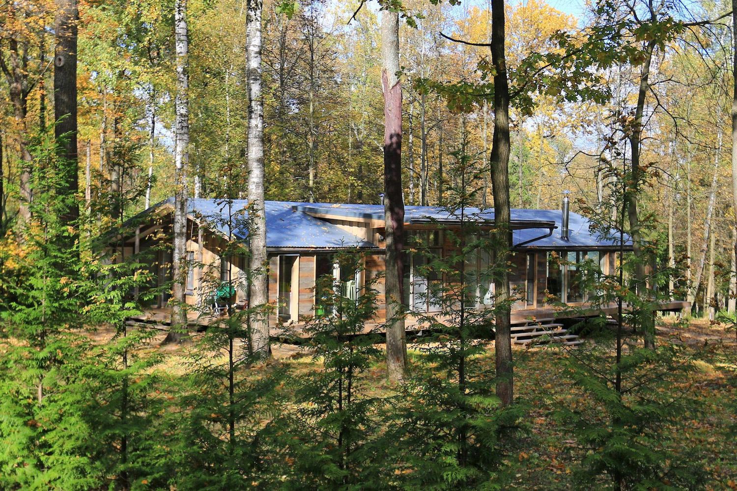 Modular House DublDom made with simple and affordable materials in only 10 days by BIO architects   CAANdesign  Architecture and home design blog-18