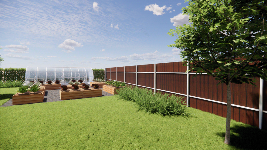 地块景观设计(适用于大家庭)-2