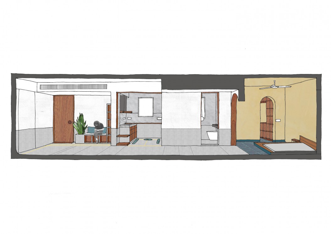 67㎡印度设计师“未完成”的私宅  Saransh-30