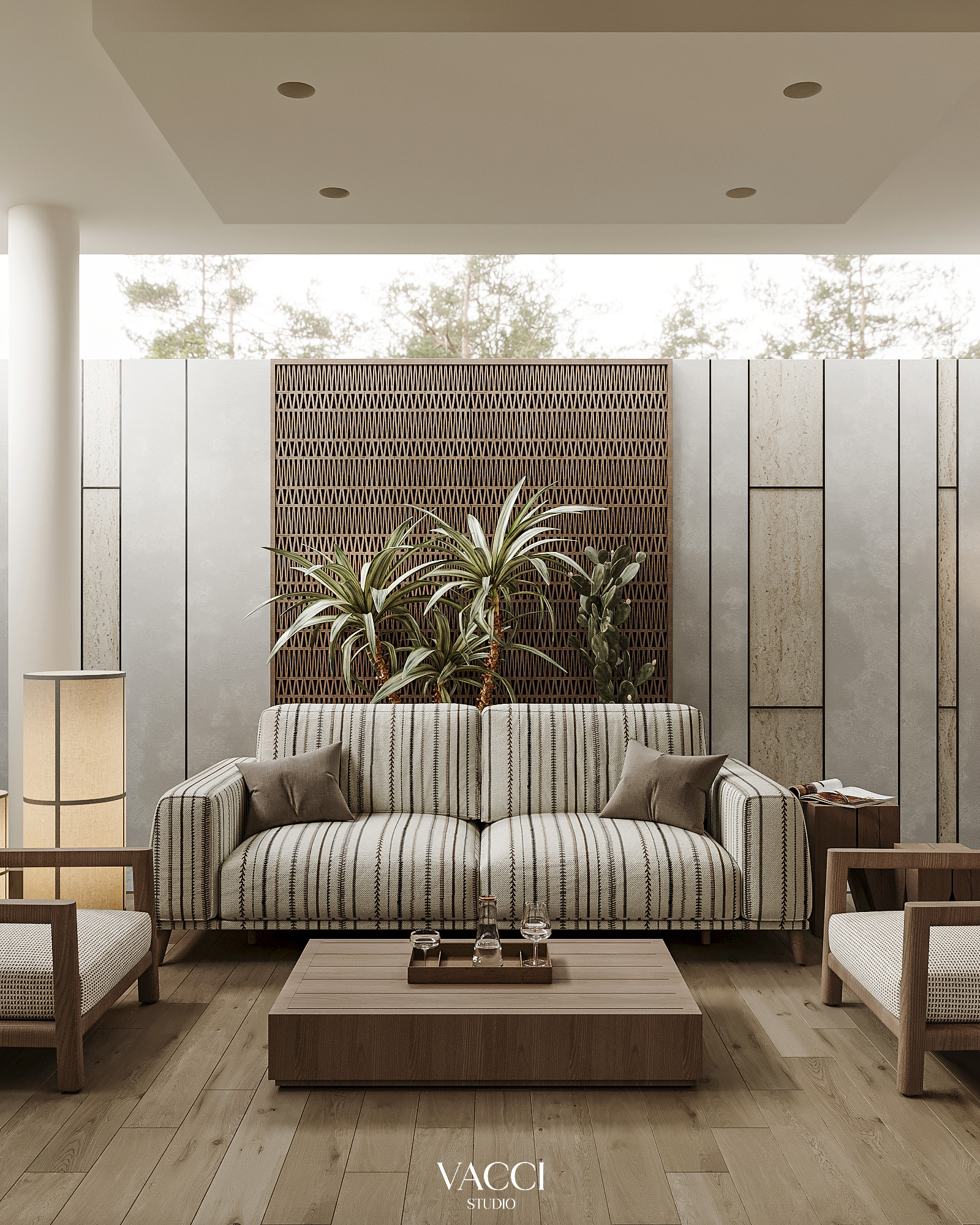 现代户外休闲区-0