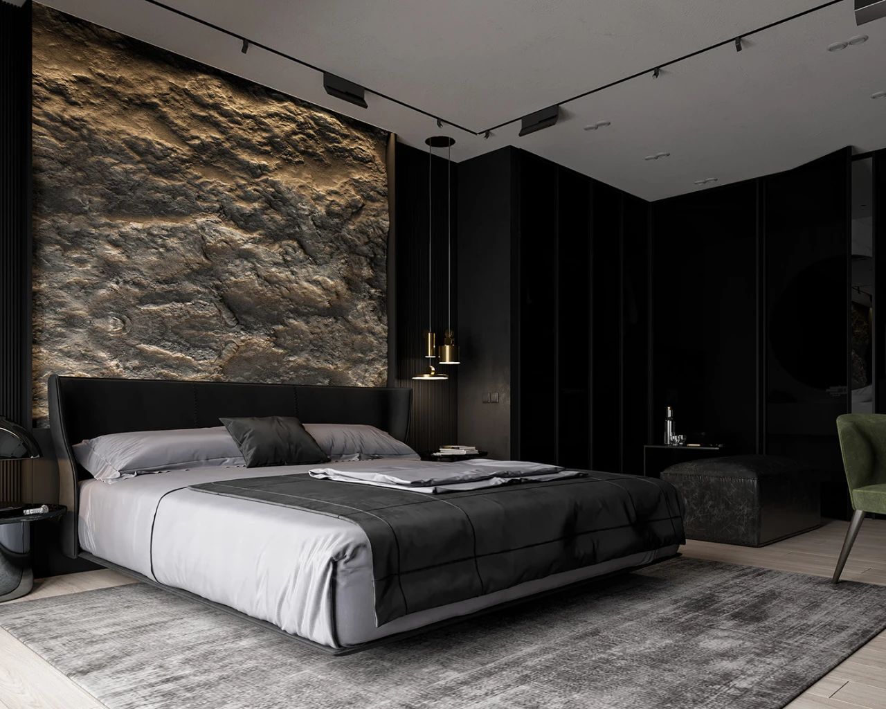 东京 100㎡高雅公寓设计丨日本东京丨阿塞拜疆设计师 Laçın Quluyev-33