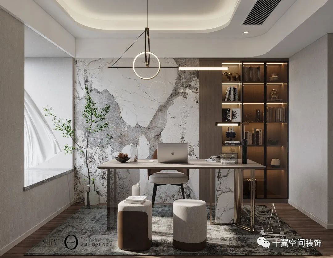 淳厚咖啡香 · 张海威的新中式设计魅力丨十翼空间装饰-62