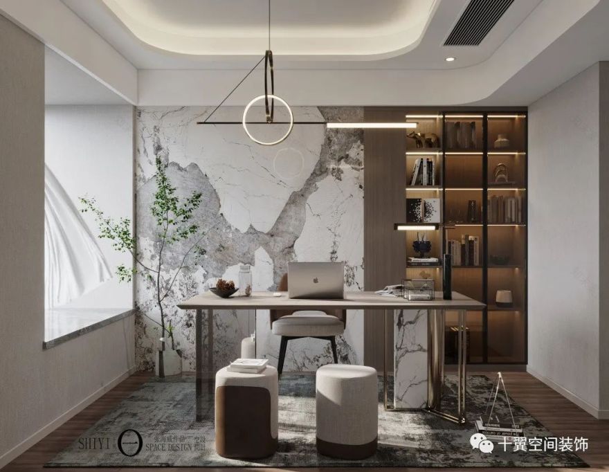 淳厚咖啡香 · 张海威的新中式设计魅力丨十翼空间装饰-62