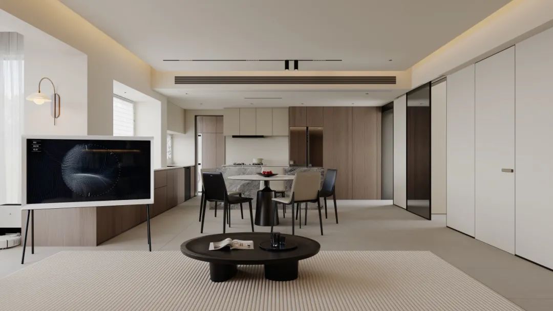 140㎡极简设计|四口之家的空间重生计划-21