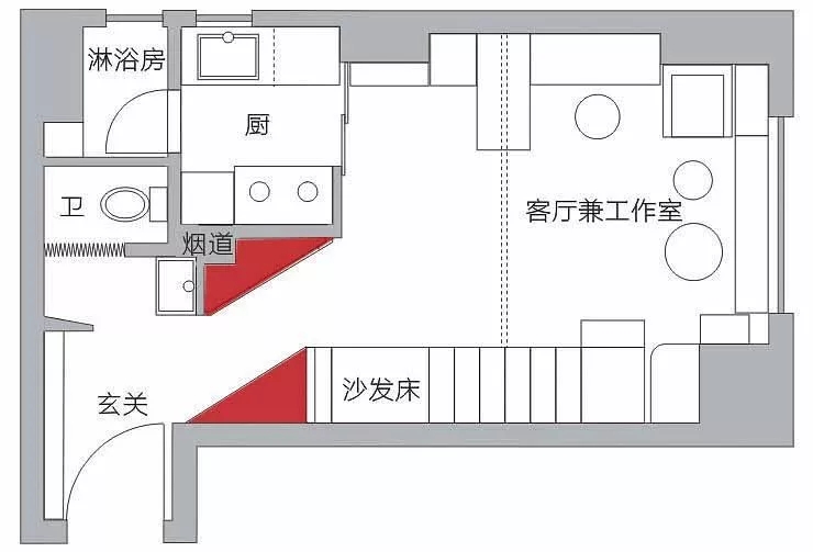 30m²小户型极致空间住宅  JErry-111