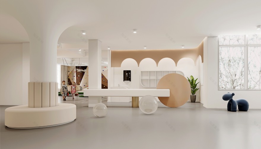 阜南县保健院淮畔世家托育中心丨中国阜阳丨张晓光设计顾问(北京)有限公司-47