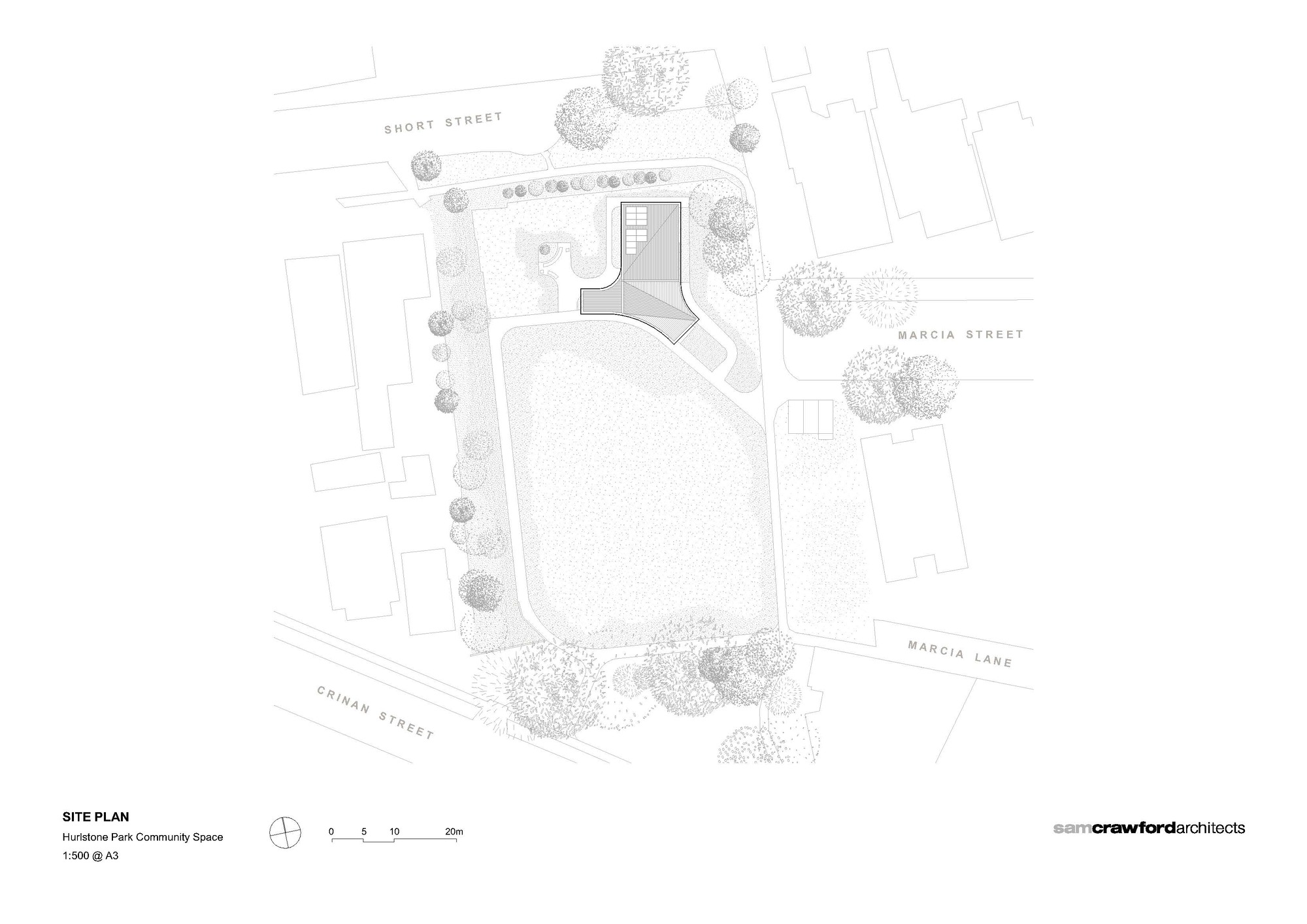 Hurlstone纪念保护区公园社区中心丨澳大利亚丨Sam Crawford Architects-43