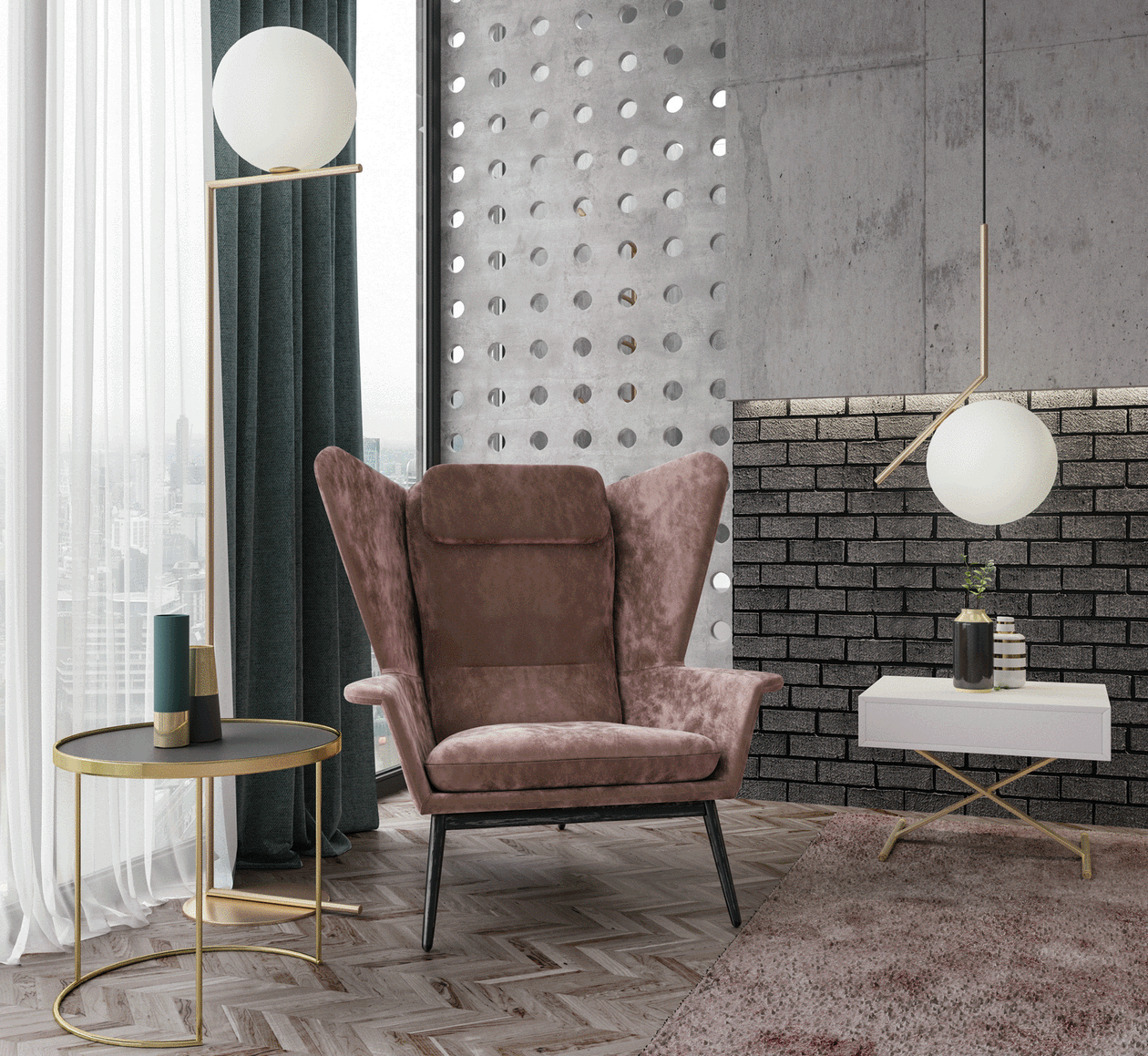 高级灰++ 高级黑 | 打造魅力奢华空间-14