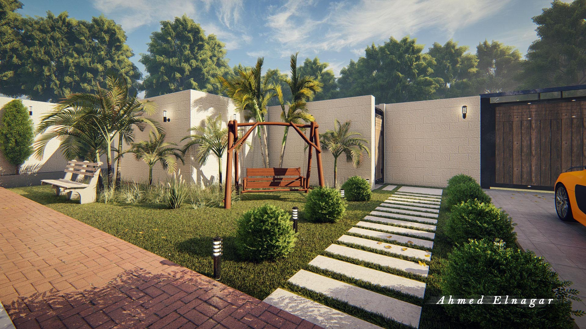 别墅花园设计 14丨阿联酋迪拜-12