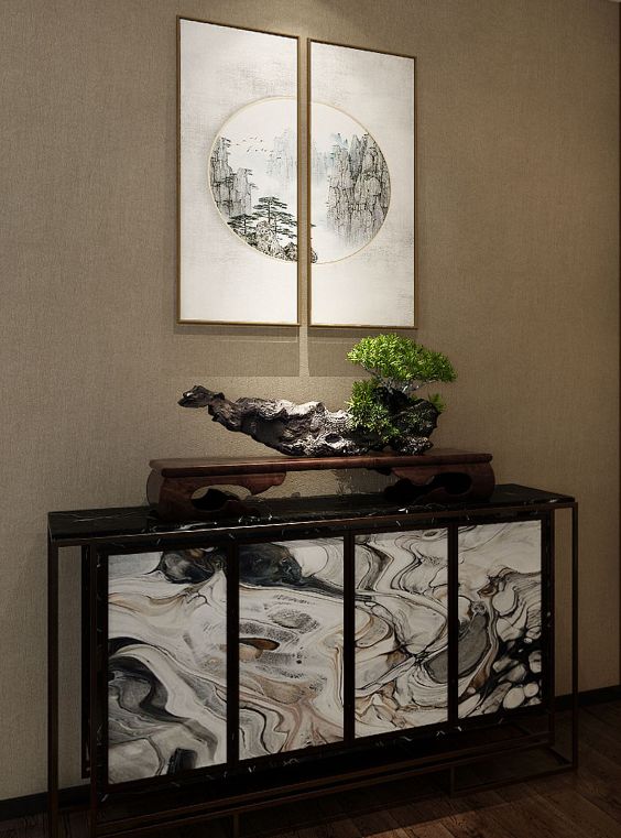 悦江国际 230㎡新中式雅居,演绎东方美学与当代生活-96