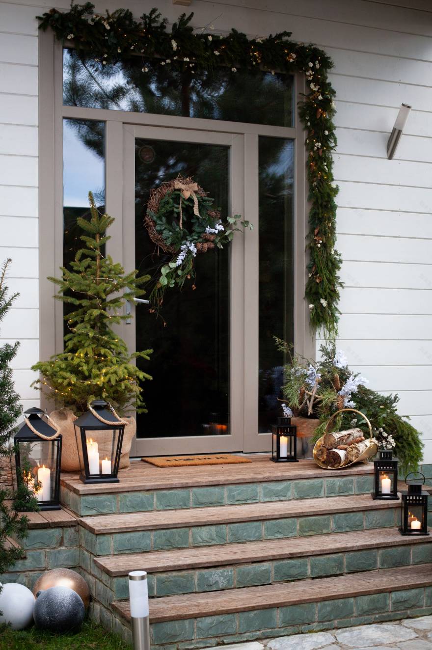 乡村住宅新年装饰设计丨设计师 Эльвира Вербицкая-14