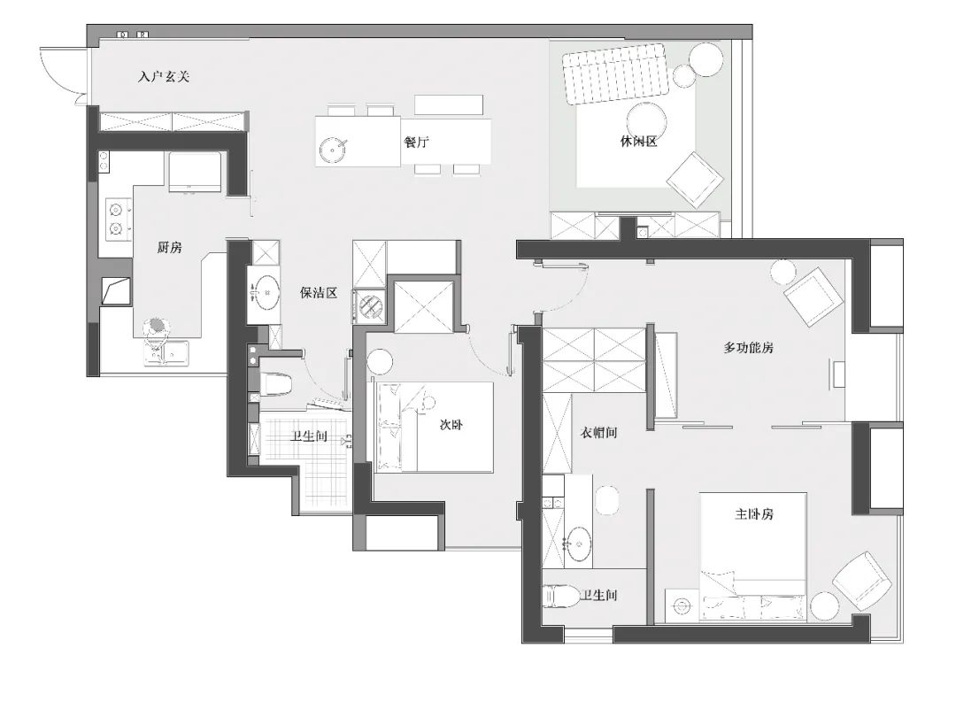 90 后情侣的简约治愈系美家,打造温暖慵懒的生活空间-22