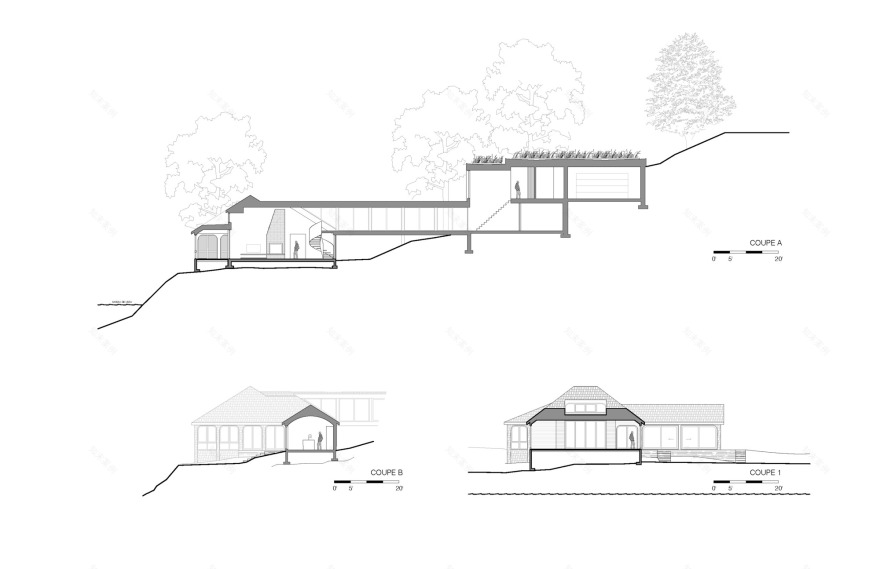角屋;尖点之屋(注:Pointe在不同语境可能有角、尖端等意思,这里Maison de la Pointe直译为角之屋或尖端之屋,角屋表述相对简洁顺口,尖点之屋更体现原意,可根据具体背景选择) 丨加拿大丨YH2 Architecture-55