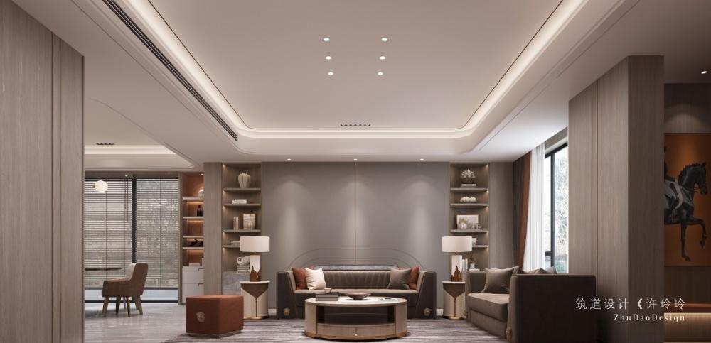 江南水墨轻奢宅,现代设计诠释传统元素-7