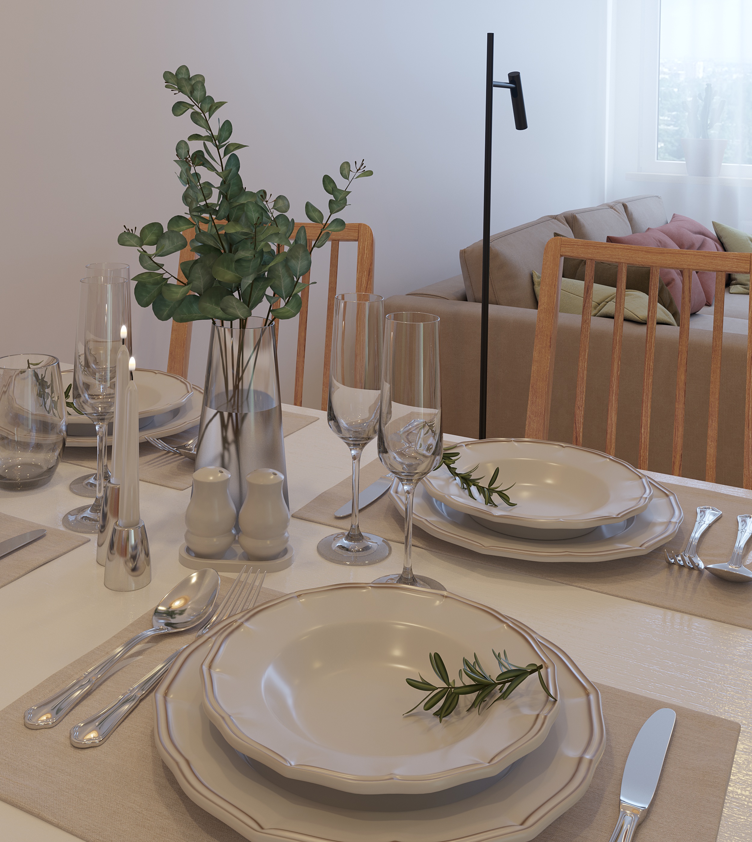 APARTMENT "SKY CITY": 65 sq.m-11