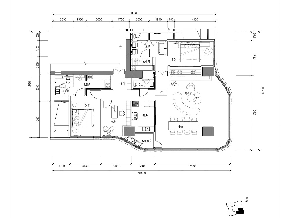 【HWCD+梁志天+无间+CCD等】成都新希望D10天府项目丨规划+建筑+景观+内装：方案.效果图.施工图.模型.摄影丨-15