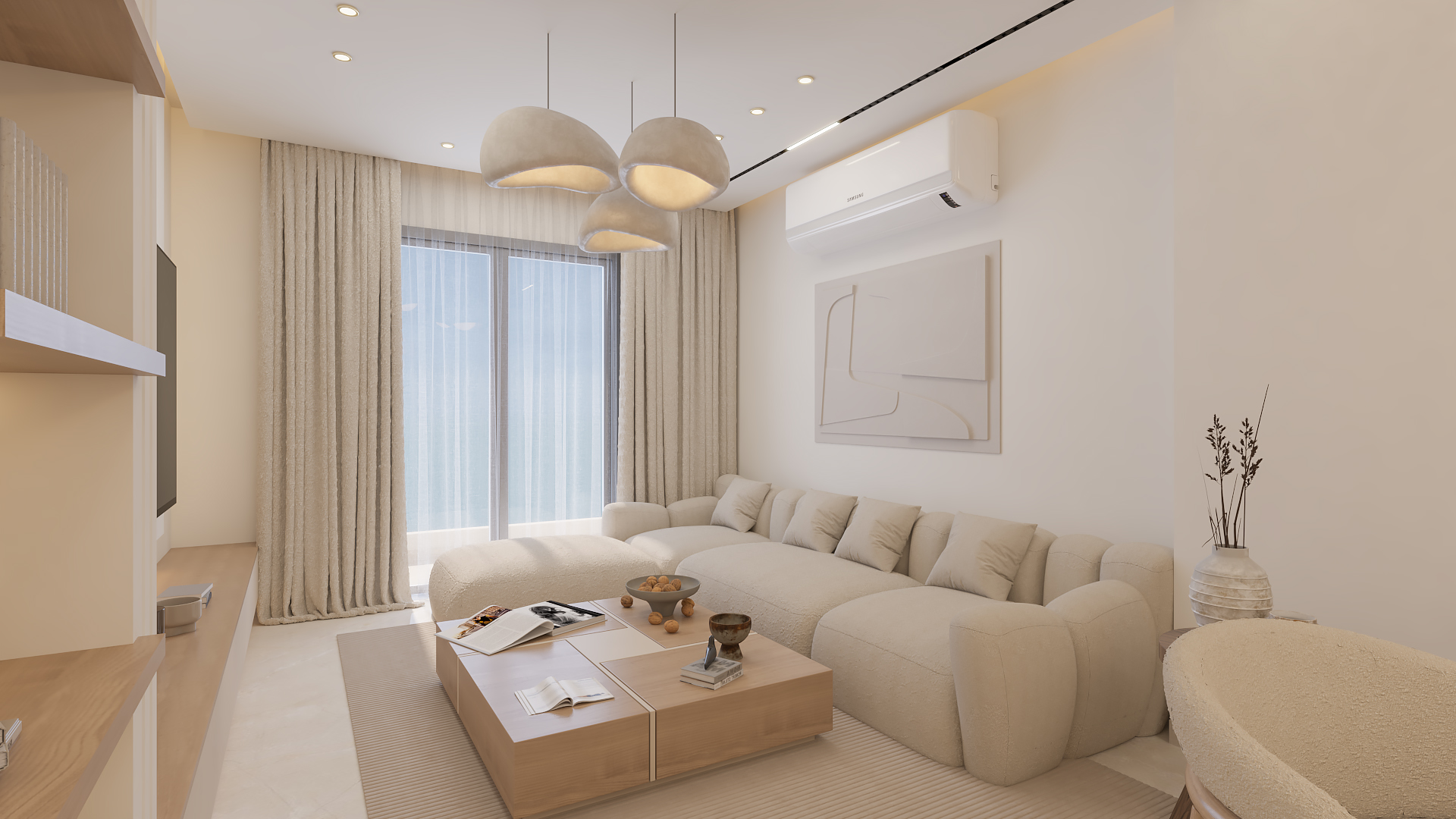 Wabi-Sabi Style Apartment at New Smouha, Alexandria-2