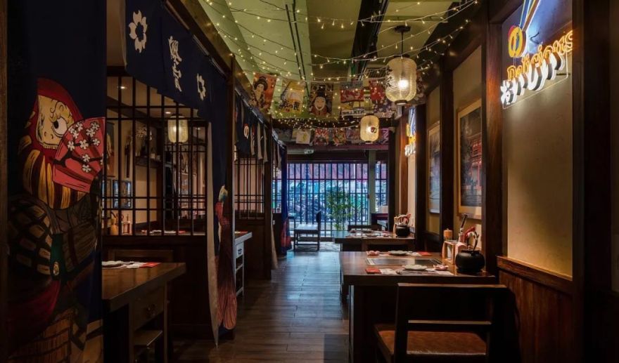 樱宿烧肉 | 北京 200㎡日式餐厅设计,打造居酒屋风格美食空间-38