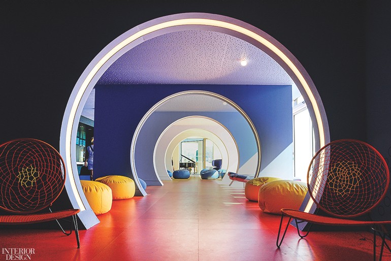 法国 Nhow Marseille 酒店多彩餐厅 趣味休息室-0