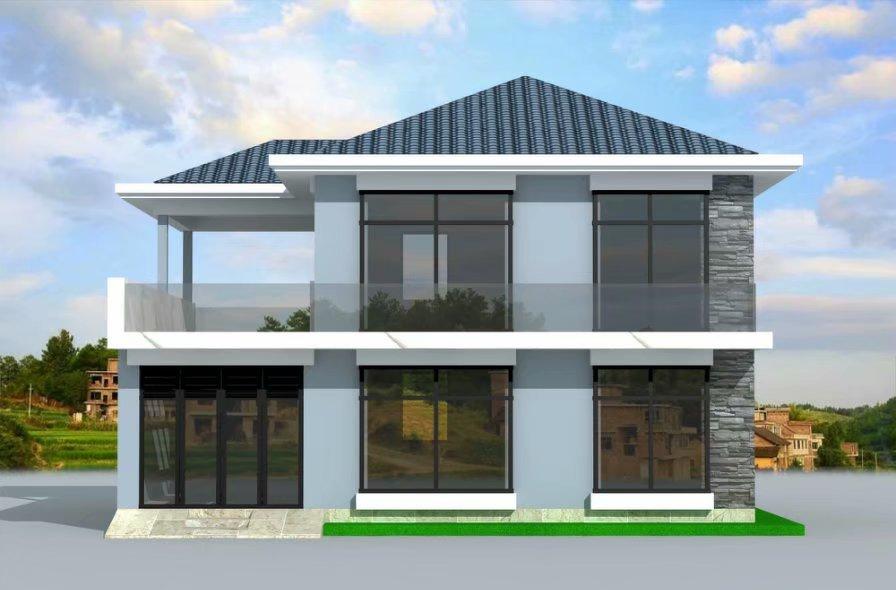 20 年不过时!现代简约别墅设计,专业打造,50 元/㎡-0