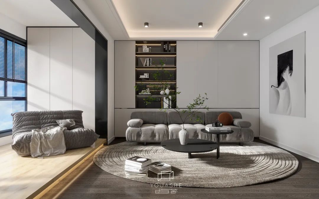 都市世外桃源 · 极简线条的家居艺术丨中国上海丨由舍空间设计-23